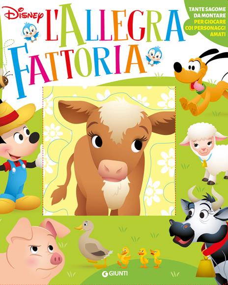 L'allegra fattoria. Tante sagome da montare per giocare con i personaggi amati. Ediz. a colori - copertina