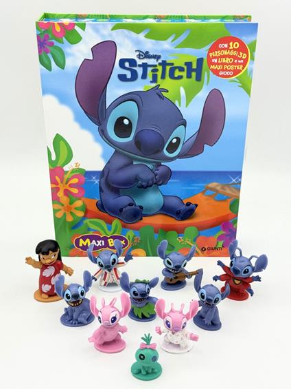 Stitch. Maxi box. Ediz. a colori. Con 10 personaggi 3D. Con poster gioco - copertina