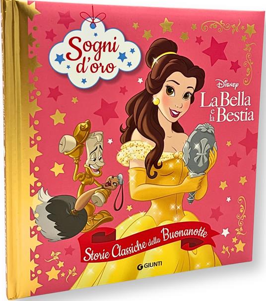 La Bella e la Bestia. Sogni d'oro. Storie classiche della buonanotte. Ediz. a colori - copertina