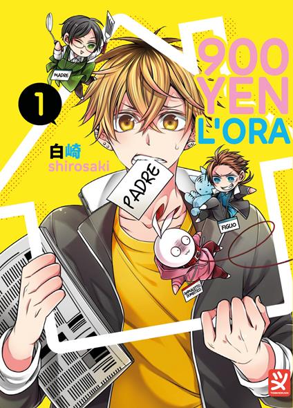 900 yen l'ora. Vol. 1 - Shirosaki - copertina