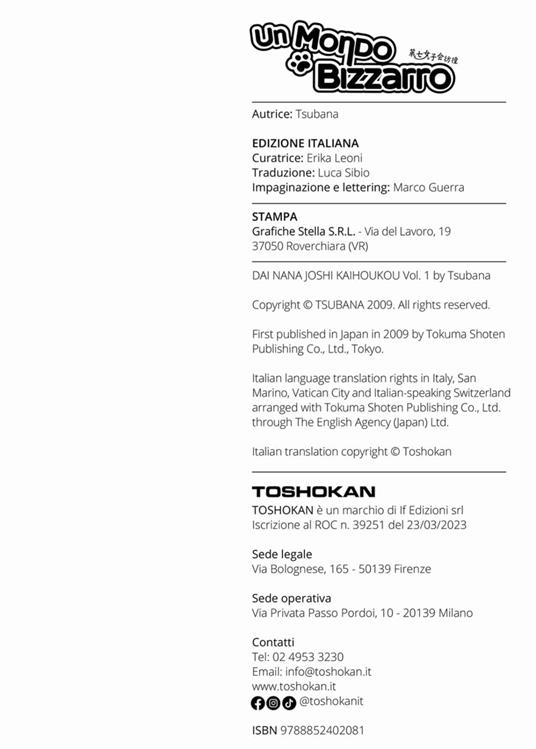 Un mondo bizzarro. Vol. 1 - Tsubana - 3