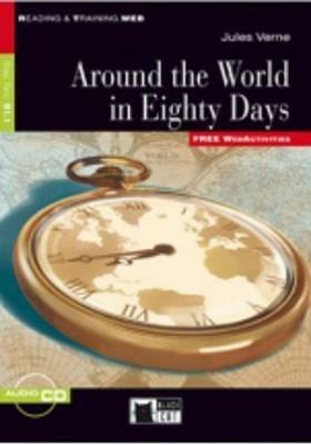  Around the world in eighty days. Con file audio MP3 scaricabili -  Jules Verne - copertina