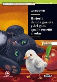 Historia de una gaviota y del gato que le enseñó a volar. Livello A1. Con espansione online -  Luis Sepúlveda - copertina