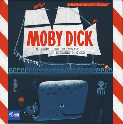 Moby Dick. Il primo libro sull'oceano con scenario di gioco. Ediz. illustrata - Alison Oliver,Jennifer Adams - copertina