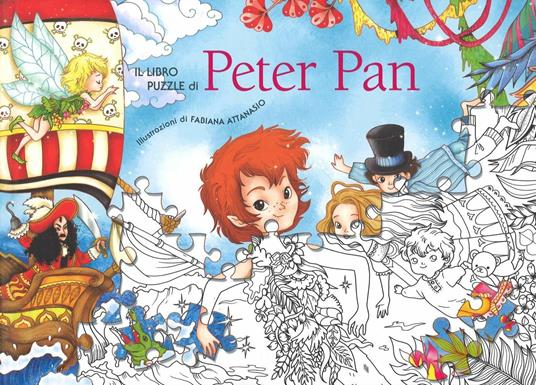 Il libro puzzle di Peter Pan. Ediz. a colori - Fabiana Attanasio - copertina