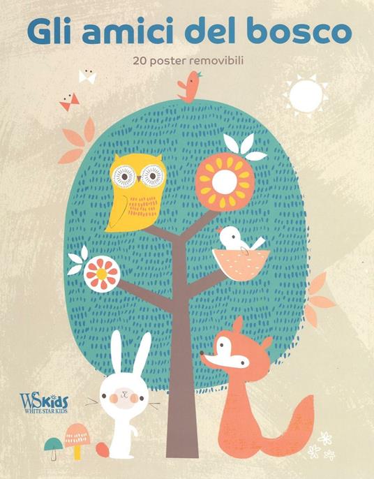 Gli amici del bosco (20 poster removibili) - copertina