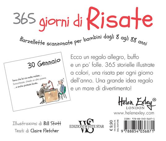 365 giorni di risate. Barzellette scanzonate per bambini dagli 8 agli 88 anni - Claire Fletcher - 2