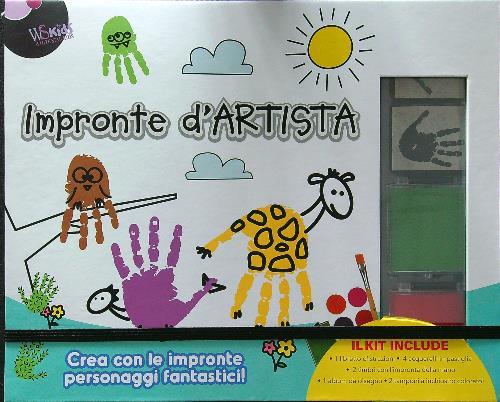 Impronte d'artista. Crea con le impronte personaggi fantastici! Con gadget