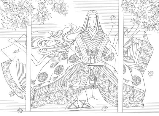 Heian. L'epoca d'oro del Sol Levante. Coloring book - Junko Suzuki,Tadamoto Hachijo - 4