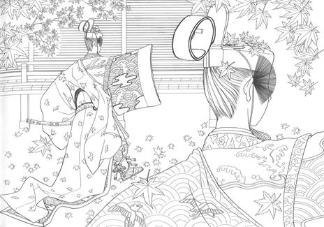 Heian. L'epoca d'oro del Sol Levante. Coloring book - Junko Suzuki,Tadamoto Hachijo - 5