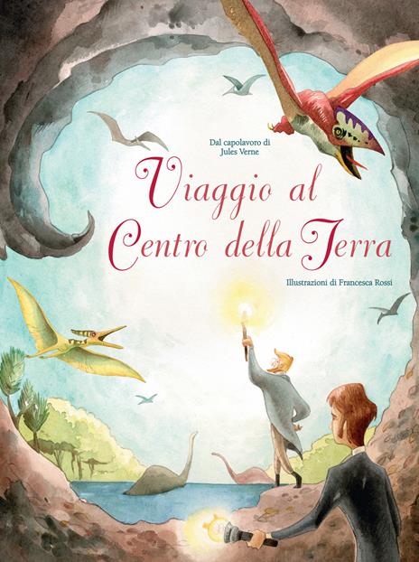 Viaggio al centro della terra. Ediz. a colori - Jules Verne - copertina