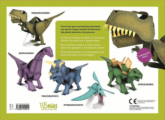 Crea e anima i tuoi dinosauri. Ediz. a colori. Con gadget - Hisao Sato - 4