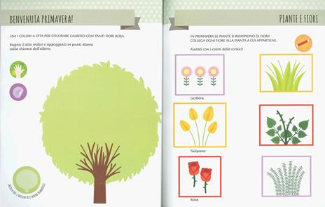 Il mio primo libro delle stagioni. Montessori un mondo di conquiste. Con adesivi. Ediz. a colori - Chiara Piroddi - 2