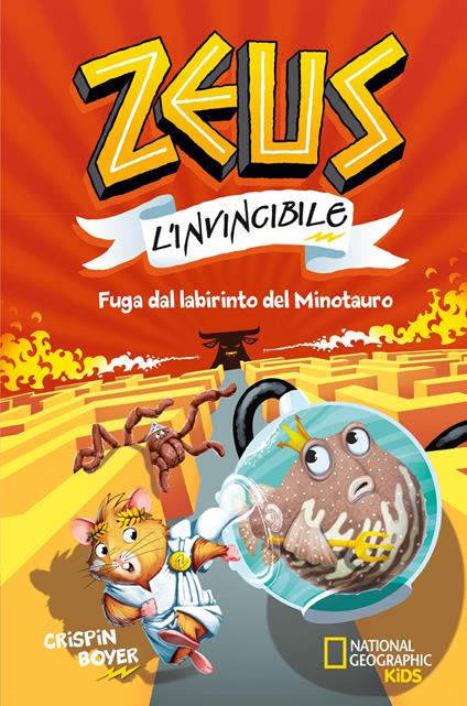 Fuga dal labirinto del minotauro. Zeus l'invincibile - Crispin Boyer - copertina