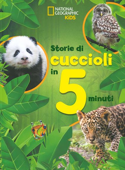 Storie di cuccioli in 5 minuti. Ediz. a colori - copertina