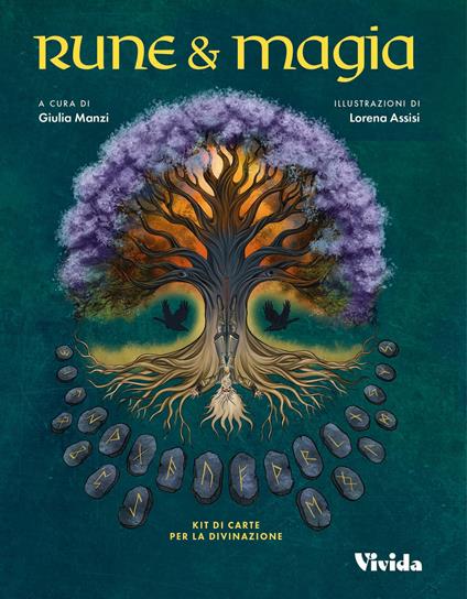 Rune & magia. Kit di 24 carte per la divinazione. Con manuale - Giulia Manzi - copertina