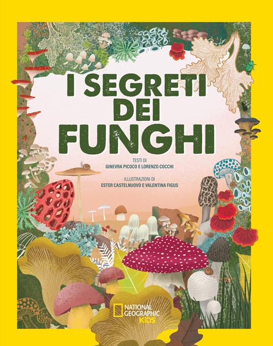 I segreti dei funghi. Ediz. a colori - Ester Castelnuovo,Ginevra Picoco,Lorenzo Cocchi - copertina