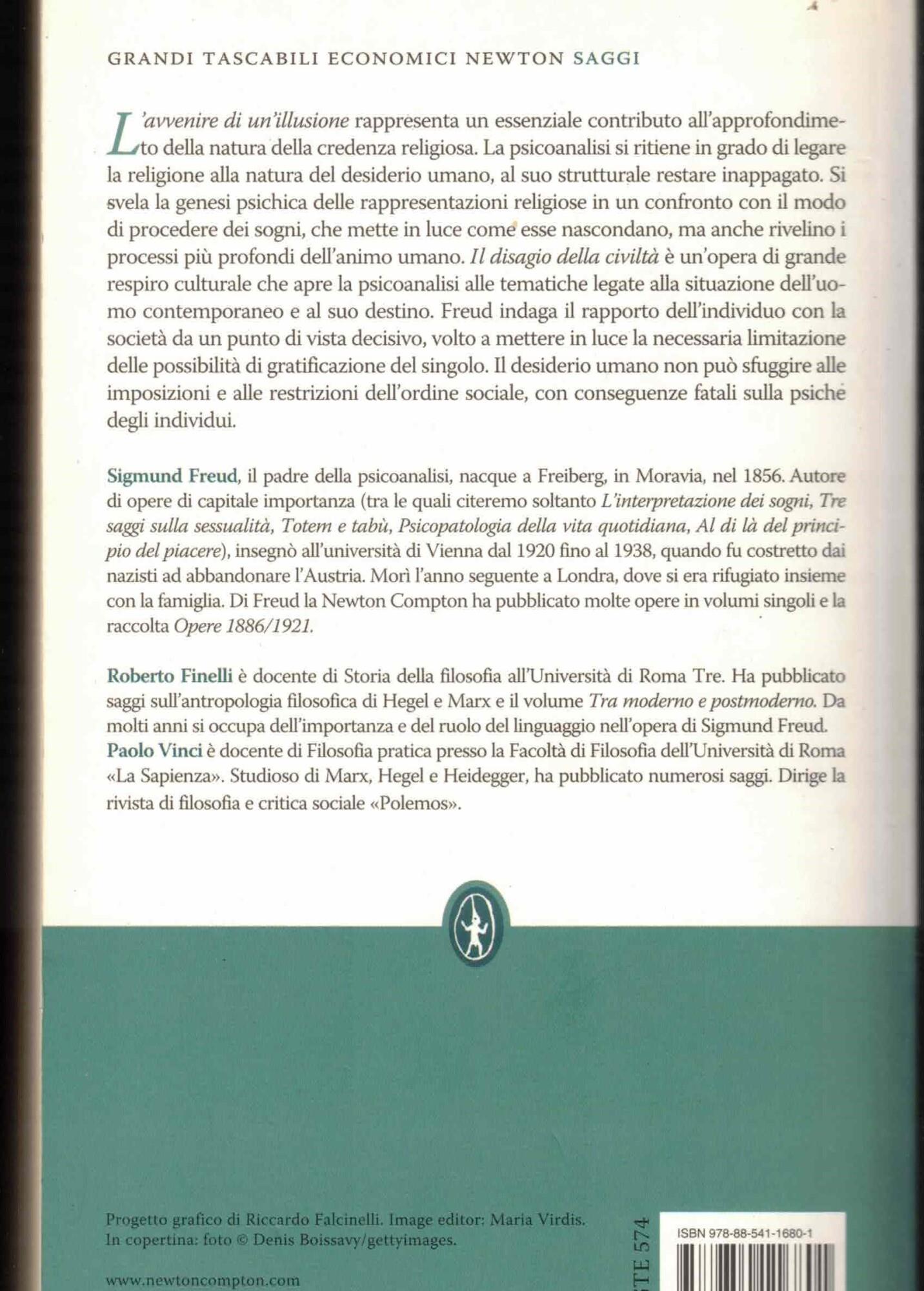 L' avvenire di un'illusione-Il disagio della civiltà