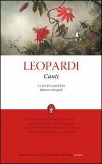 I canti. Ediz. integrale - Giacomo Leopardi - copertina