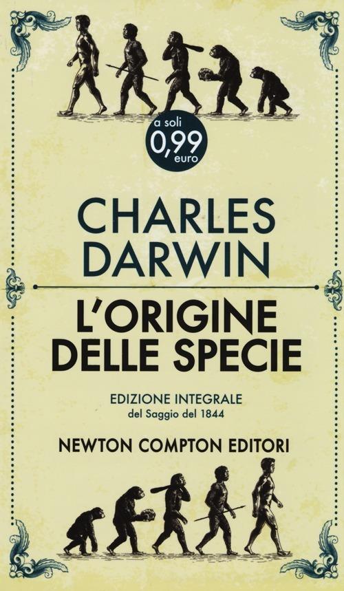 L' origine delle specie. Saggio del 1844. Ediz. integrale - Charles Darwin - copertina
