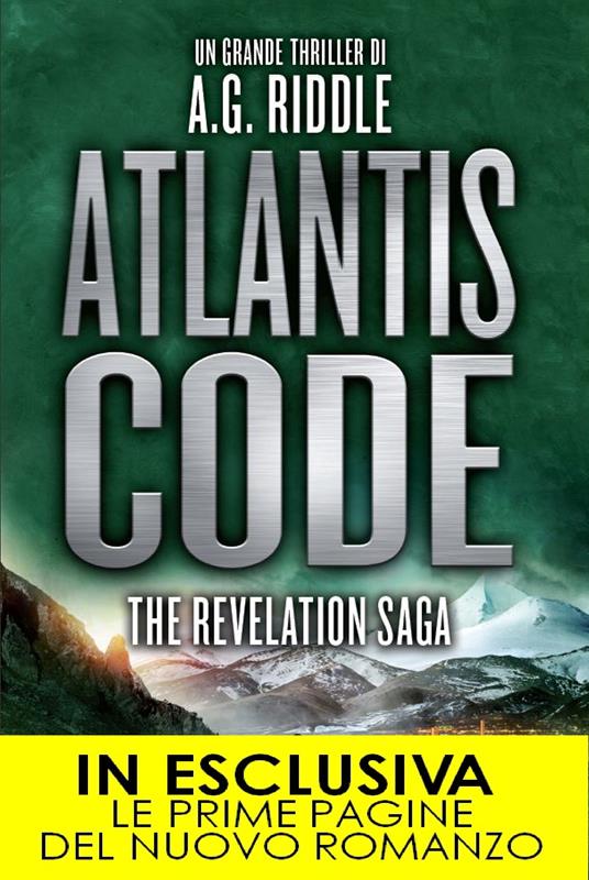 Atlantis Code. The revelation saga - A. G. Riddle,Tullio Dobner - ebook