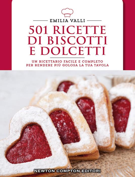 501 ricette di biscotti e dolcetti - Emilia Valli - copertina