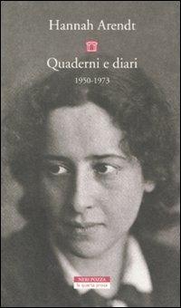 Quaderni e diari 1950-1973 - Hannah Arendt - copertina