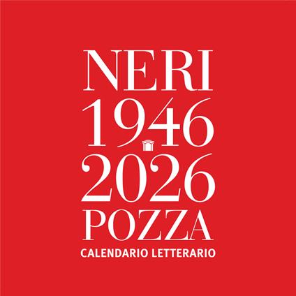 Calendario letterario Neri Pozza 2026 - copertina