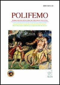 Polifemo. Rivista di storia delle religioni e storia antica (2005). Vol. 5 - Andrea Bellantone,Massimiliano Contatore,Adolfo J. Domínguez - copertina
