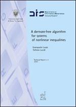 Derivative-free algorithm for systems of nonlinear inequalities (A)