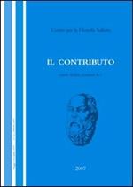 Il contributo (2004). Voll. 1-2