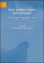 Poteri pubblici e laicità delle istituzioni. Giornata di studi in onore di Sergio Lariccia