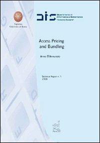 Access pricing and bundling - Anna D'Annunzio - copertina