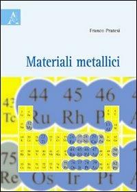 Materiali metallici - Franco Pratesi - copertina