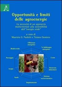 Opportunità e limiti delle agroenergie: la necessità di un approccio multicriteriale alla sostenibilità dell'«energia verde» - copertina