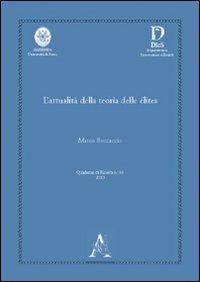 L'attualità della teoria delle élites - Marco Boccaccio - copertina