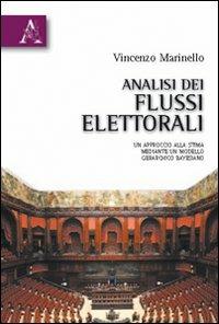 Analisi dei flussi elettotrali. Un approccio alla stima mediante un modello gerarchico bayseino - copertina