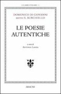 Le poesie autentiche - Burchiello - copertina