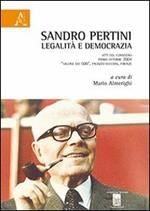 Sandro Pertini. Legalità e democrazia