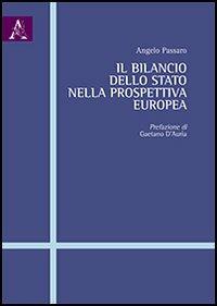 Il bilancio dello Stato nella prospettiva europea - Angelo R. Passaro - copertina
