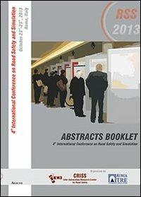 RSS2013. 4th International Conference on road safety and simulation - copertina