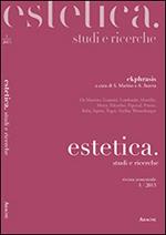 Estetica. Studi e ricerche. (2013). Vol. 1: Ekphrasis.