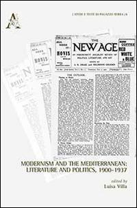 Modernism and the Mediterranean. Literature and politics, 1900-1937 - copertina