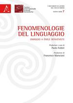 Fenomenologie del linguaggio. Omaggio a Émile Benveniste