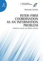 Inter-firm coordination as an information problem. Theoretical analysis and empirical evidence 