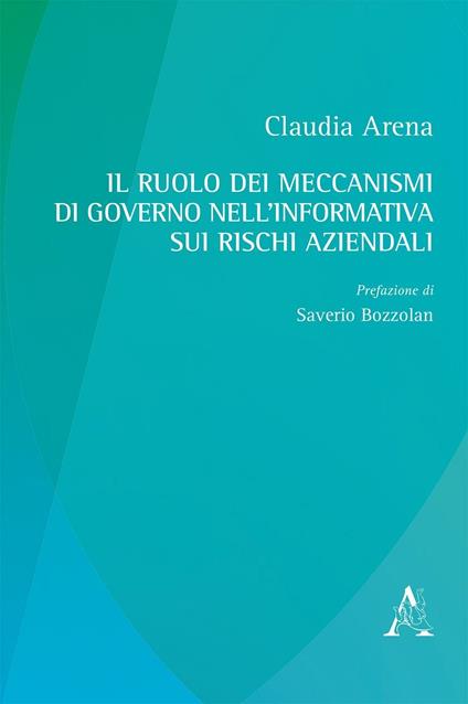 Il ruolo dei meccanismi di governo nell'informativa sui rischi aziendali  - Claudia Arena - copertina