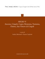 Regio V. Ancona, Cingoli, Cupra Montana, Numana, Osimo, San Vittore di Cingoli