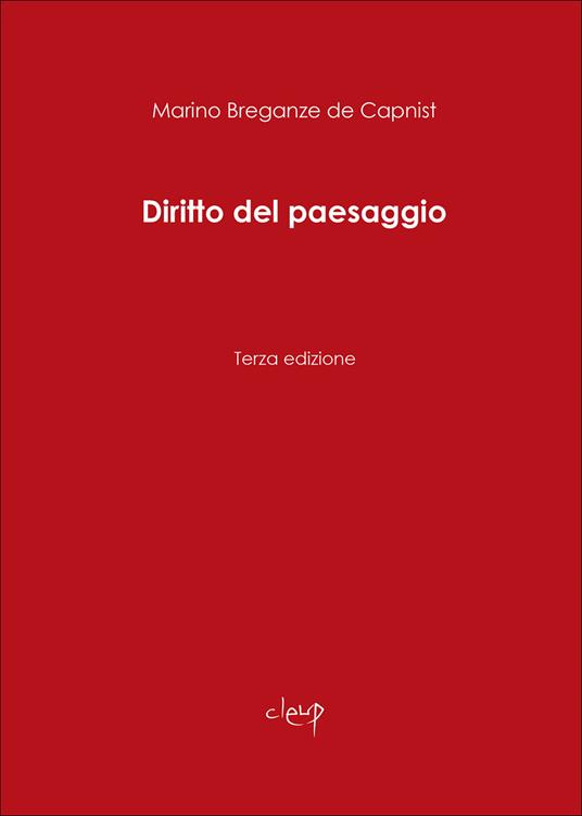 Diritto del paesaggio - Marino Breganze de Capnist - copertina