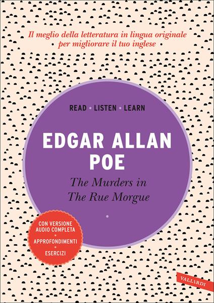 The murders in the Rue Morgue. Con versione audio completa - Edgar Allan Poe - copertina