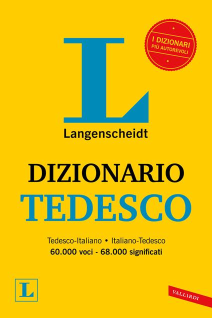Dizionario tedesco Langenscheidt - copertina